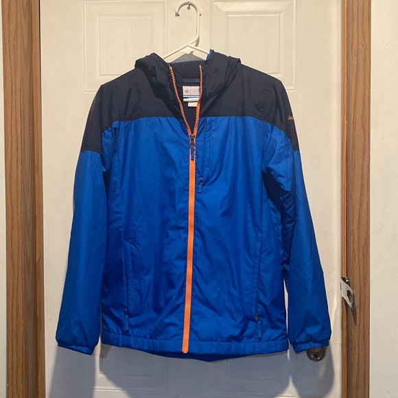Jacket— Royal blue and Dark Blue Color- Size L- for boys 12 through 14 years - Picture 1 of 3
